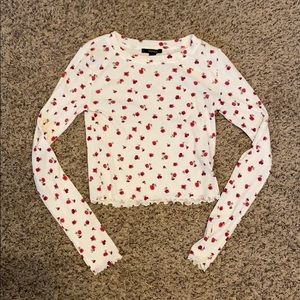 Forever 21 Long Sleeve Crop Top